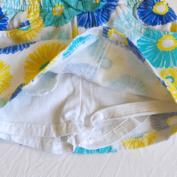 pekkle tropical summer top & skort matching outfit set 12 months baby girl - Picture 7 of 9